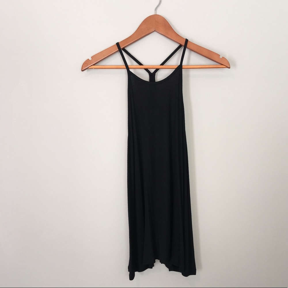 Old Navy Black Ribbed Tank Top Size S